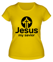 Женская футболка Jesus my savior фото