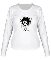Женская футболка длинный рукав Лупоглазик фото