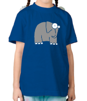 Детская футболка Слон фото