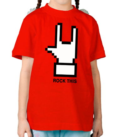 Детская футболка Rock this