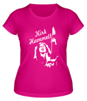 Женская футболка Кирк Хаммет, Metallika фото