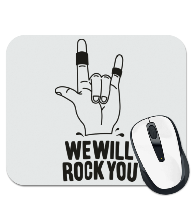 Коврик для мыши We will rock you