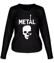 Женская футболка длинный рукав Metal фото