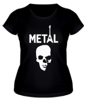 Женская футболка Metal фото