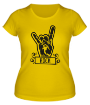 Женская футболка Rock (Рок) фото
