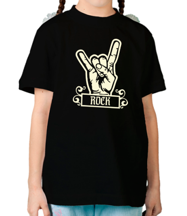 Детская футболка Rock (Рок) glow