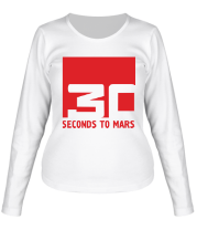 Женская футболка длинный рукав 30 seconds to mars фото
