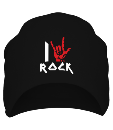 Шапка I love rock