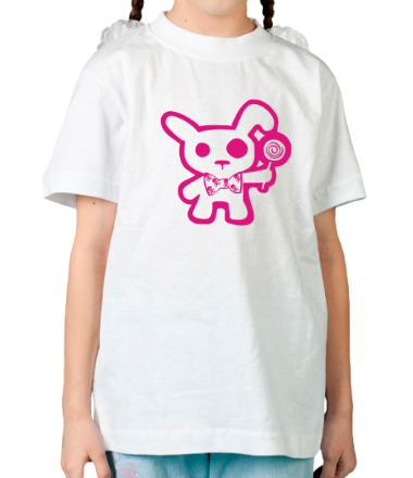 Детская футболка Эмо-заяц