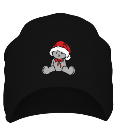 Шапка Мишка в новогодней шапочке