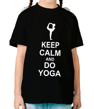 Детская футболка Do yoga
