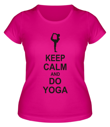 Женская футболка Do yoga