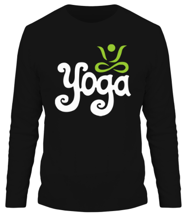 Мужская футболка длинный рукав Yoga