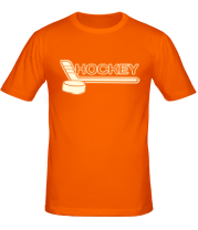 Мужская футболка Hockey (Хоккей) glow фото