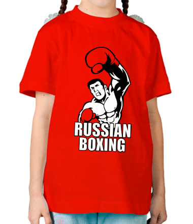 Детская футболка Russian boxing