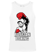 Мужская майка Russian boxing фото