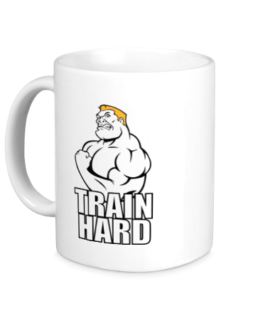 Кружка Train hard(Тренируйся усердно)