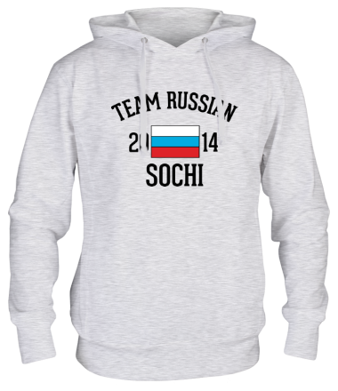 Толстовка худи Team russian 2014 sochi