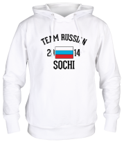Толстовка худи Team russian 2014 sochi фото