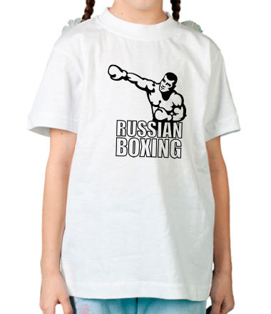 Детская футболка Russian boxing