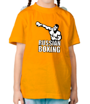 Детская футболка Russian boxing фото