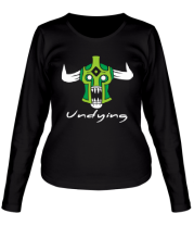 Женская футболка длинный рукав Undying dota 2 фото