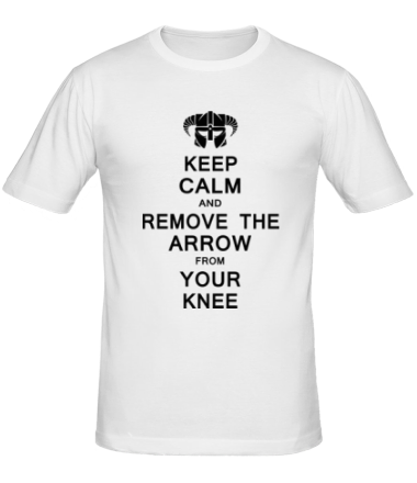 Мужская футболка Keep Calm And remove the arow