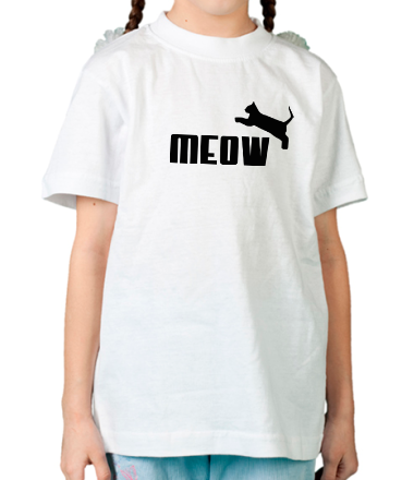 Детская футболка Meow