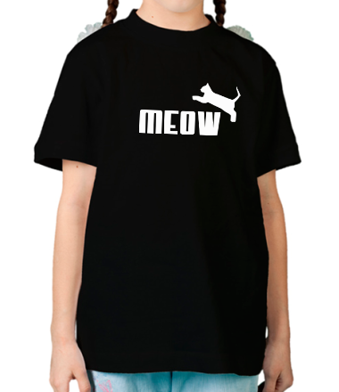 Детская футболка Meow