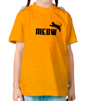 Детская футболка Meow фото