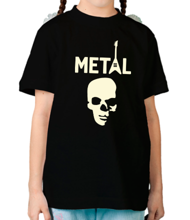 Детская футболка Metal glow 