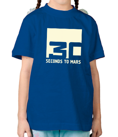 Детская футболка 30 seconds to mars glow