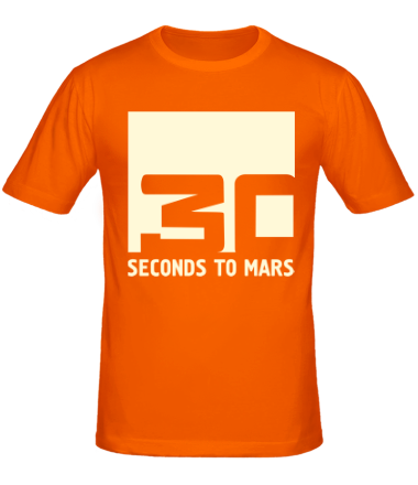 Мужская футболка 30 seconds to mars glow