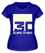 Женская футболка 30 seconds to mars glow