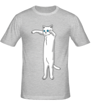 Мужская футболка Котик фото