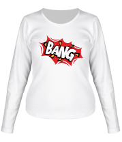 Женская футболка длинный рукав Bang фото