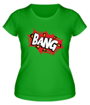 Женская футболка Bang фото