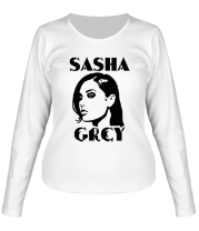 Женская футболка длинный рукав Саша Грей фото