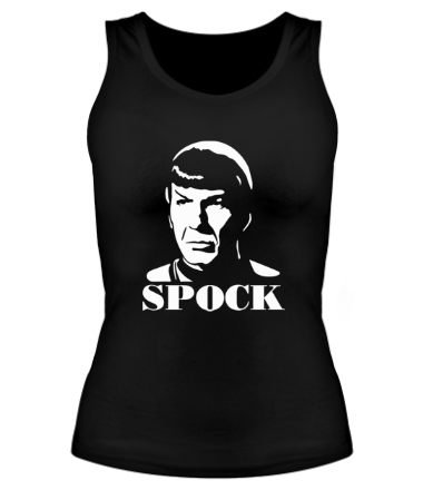 Женская майка борцовка Spock