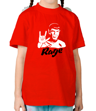 Детская футболка Spock rage
