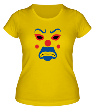 Женская футболка Маска клоуна