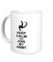 Кружка Keep calm and join my army фото