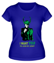 Женская футболка Loki (Локи) фото