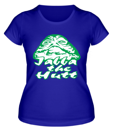 Женская футболка Jabba hutt