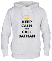 Толстовка худи Keep-calm and call batman. фото