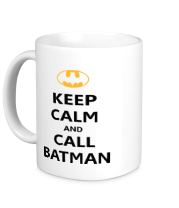 Кружка Keep-calm and call batman.