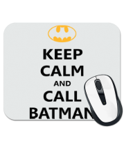 Коврик для мыши Keep-calm and call batman. фото