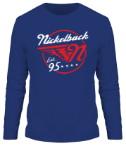 Мужская футболка длинный рукав  Nickelback East 95 фото