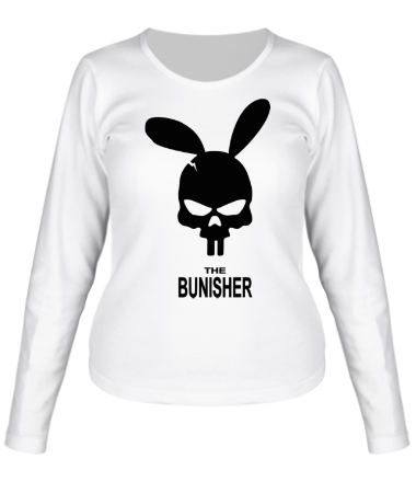 Женская футболка длинный рукав The bunisher