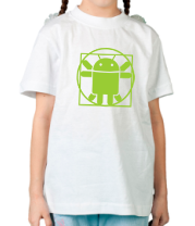 Детская футболка Андроид давинчи фото